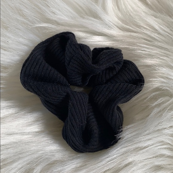 FREE GIFT W/ $40 PURCHASE! Y2K ‘90’s VELVET RIBBED HAIR SCRUNCHIES! ties neon - Picture 4 of 4